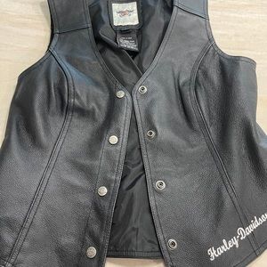 Women’s leather Harley Davidson Vest